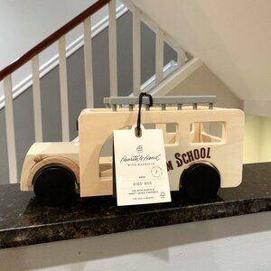 Hearth & and Hand with Magnolia Wooden Wood Toy Farm School Bus NEW 2021